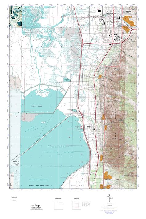 Mytopo Willard Utah Usgs Quad Topo Map