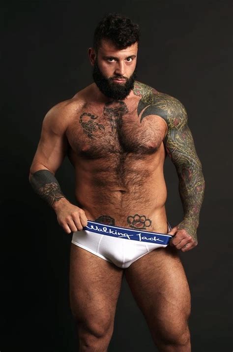 Exclusive Simon Marini Posing In Walking Jack Briefs Men And Underwear