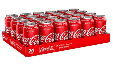 24 Pack Of Coca Cola Original Taste 330ml Can Groupon