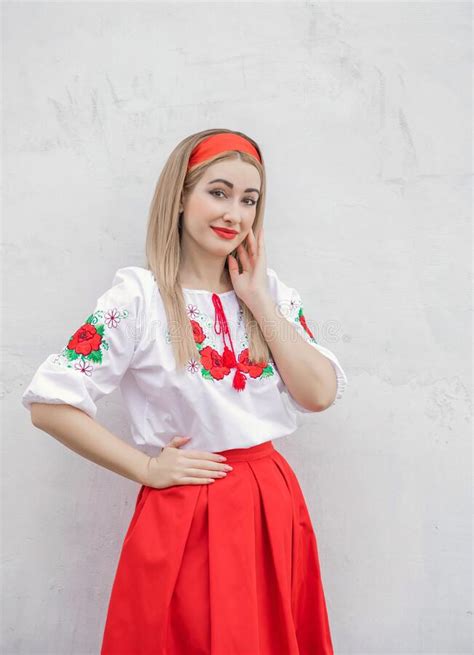 Ethnic European Model Style For Ladies Stock Image Image Of Female