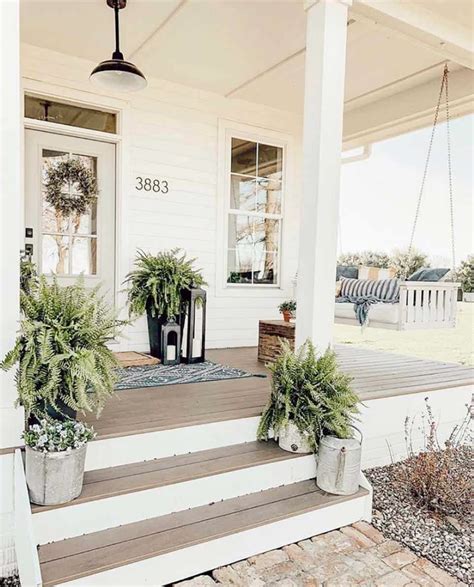 30 Gorgeous And Inviting Farmhouse Style Porch Decorating Ideas Artofit