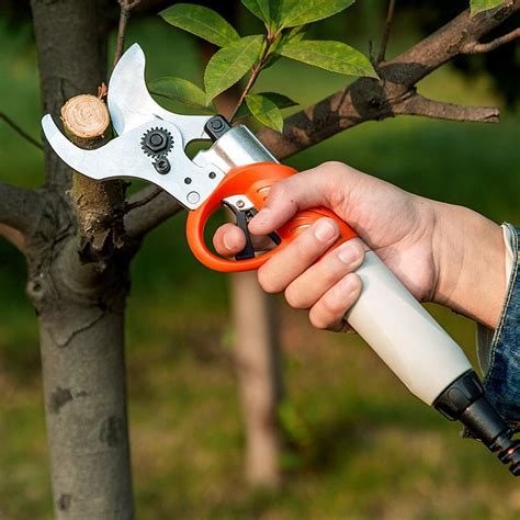 Electric Cordless Pruning Shears Plant Trimming Scissors Tree Trimmer