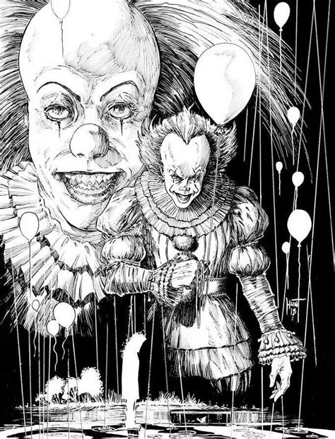 🎈🎈 Pennywise 🎈🎈 Horror Drawing Horror Art Pennywise The Dancing Clown