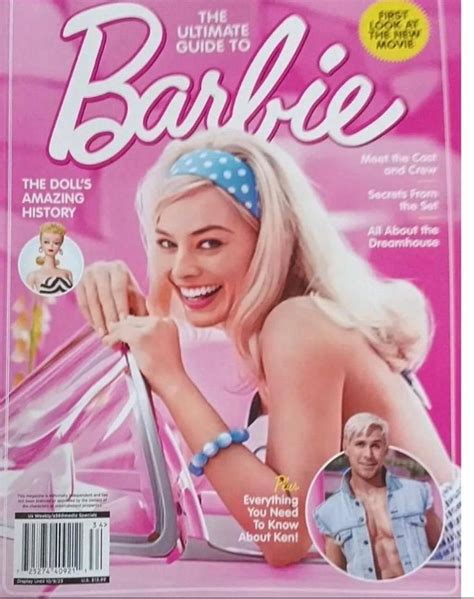 The Front Cover Of Barbie Magazine