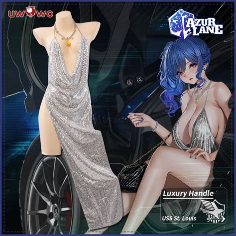 Uwowo Game Azur Lane St Louis Cosplay Costume Light Cruiser Sexy Women Dress