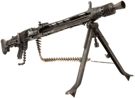 Deactivated Yugoslavian Mg42m53 With Belt And Rounds Modern