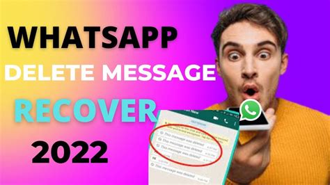 How To Recover Whatsapp Messages Without Backup 2022 Latest Method Whatsapp Data Recovery
