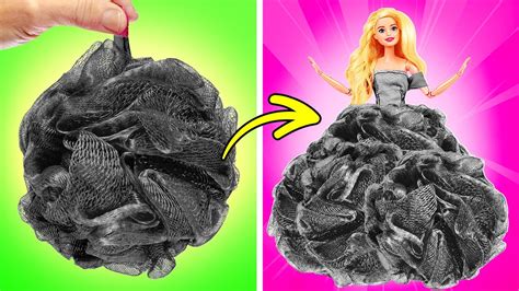 3 Extreme Doll Dress Ideas 🖤💗 Rich Vs Poor Doll Makeover Youtube