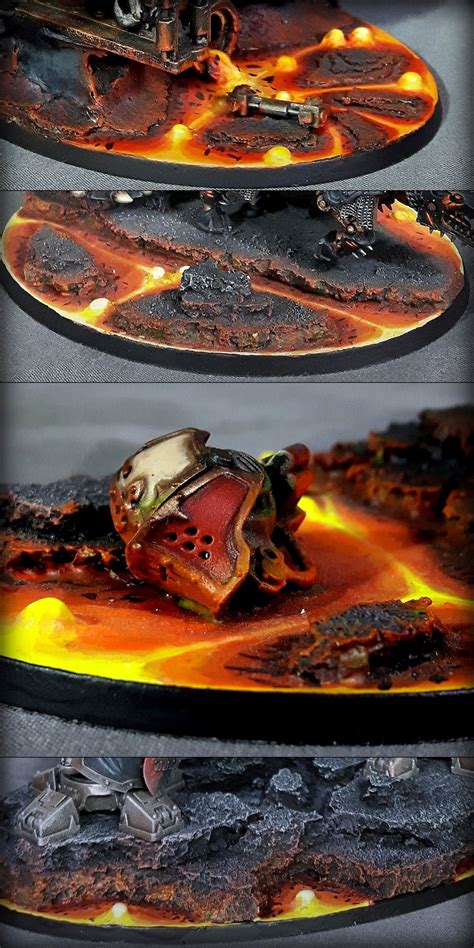 Tutorial Lava Bases Prometian Painting Dnd Miniatures Warhammer