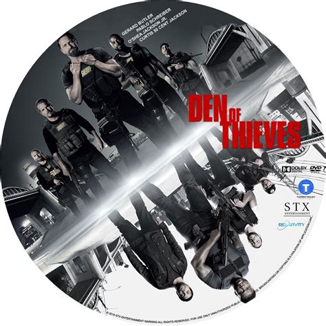 Den Of Thieves Dvd Label Cover Addict Free Dvd Bluray Covers And