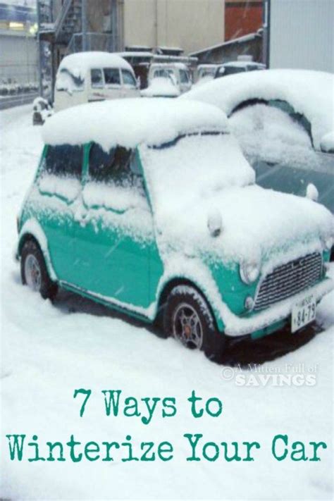 7 Ways To Winterize Your Car Car Winter Car Winter