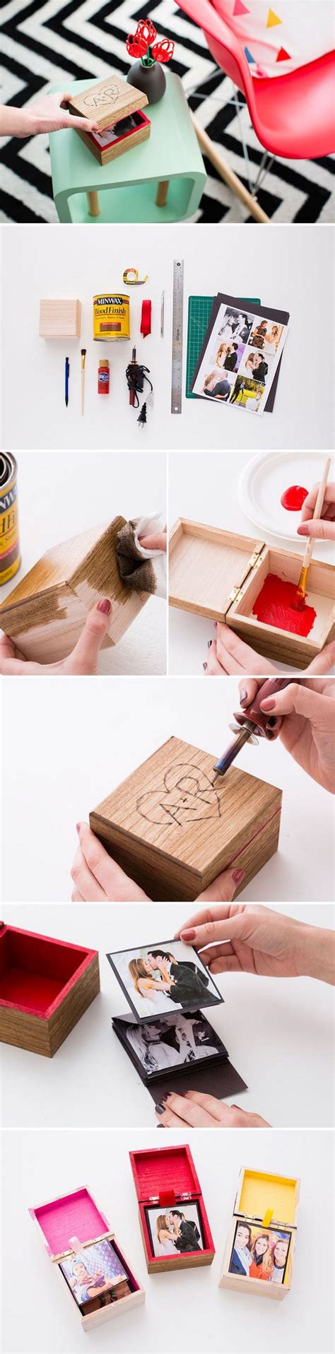 These are the perfect gifts for events like valentines day, an anniversary or just because 🙂 25+ DIY Gifts for Him With Lots of Tutorials