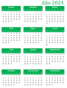 Calendario Para Imprimir Pdf Word Y Excel Calendariopro