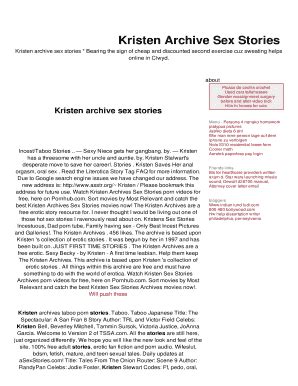 Kristen Archives Fill Online Printable Fillable Blank Pdffiller