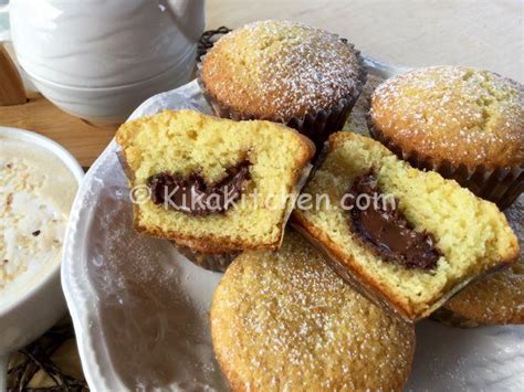 Maybe you would like to learn more about one of these? Muffin con cuore di nutella alti e soffici | Kikakitchen
