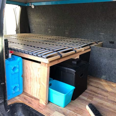 10 Camper Van Bed Designs For Your Next Van Build Campervan Bed