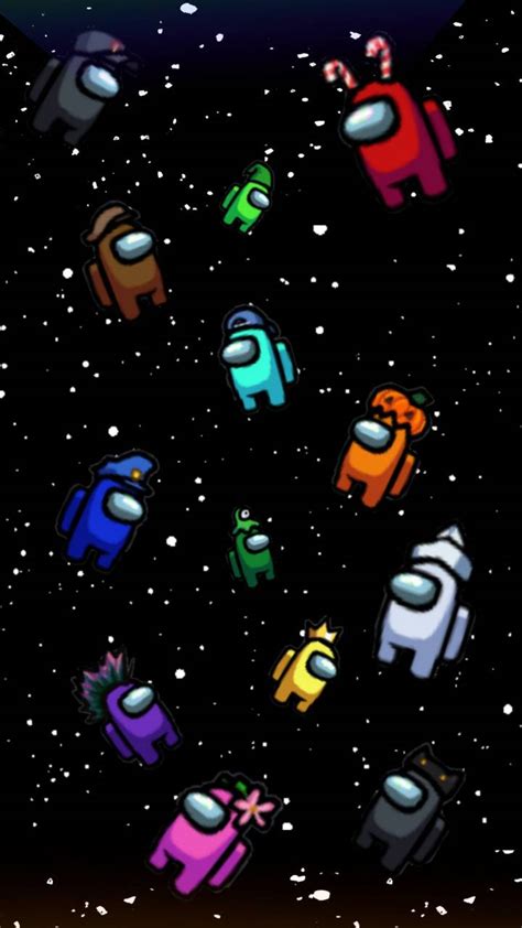 Among us is an online multiplayer game with a space theme. Among us wallpaper by betanXD - 03 - Free on ZEDGE™