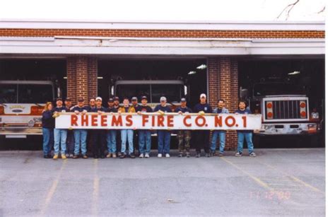 Our History Rheems Fire Department