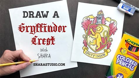 How To Draw The Gryffindor Crest From Harry Potter Peacecommission