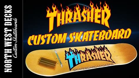 Género Maletero Empujoncito Thrasher Skateboard Oblea Tapa Vástago