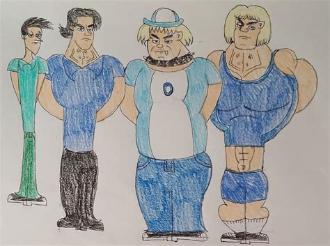 Fat Harry Potter Au Characters Dudleys Gang By Piergiorgiosaurus On