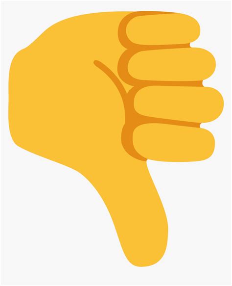 Emojipedia Thumb Signal Symbol Google Thumbs Down Emoji Hd Png