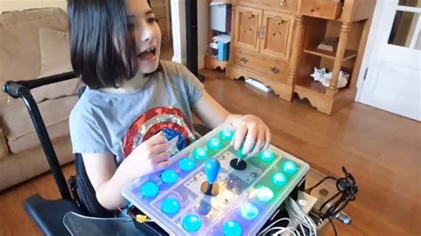 Xbox Adaptive Controller Used To Help A Girl With Disabilities Play The