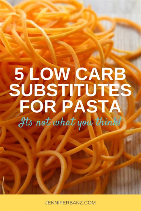 5 Low Carb Substitutes For Pasta You Might Be Surprised Carb