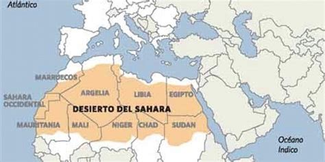 Geografía Física Del Sahara Occidental En Africa