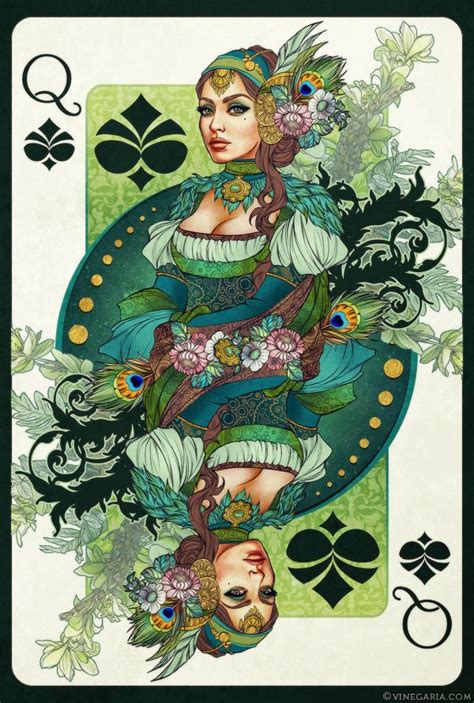 Queen Of Spades By Vinegar Deviantart On DeviantART Cool Playing