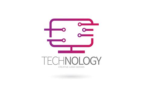 Tech Service Logo Creative Market