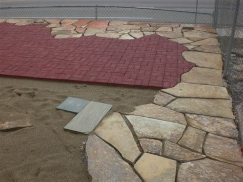 The homeowner had an existing structure they wanted replaced. The Idea of Outdoor Flooring Over Concrete - HomesFeed