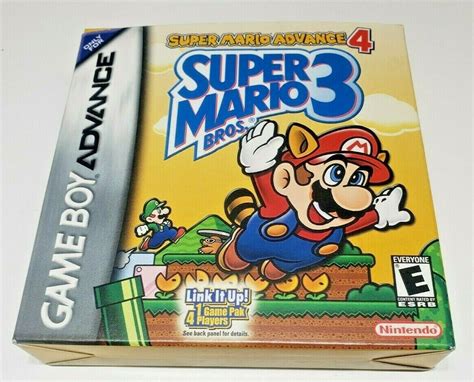 🔴super Mario Advance 4 Super Mario Bros 3 Game Boy Advance 2003