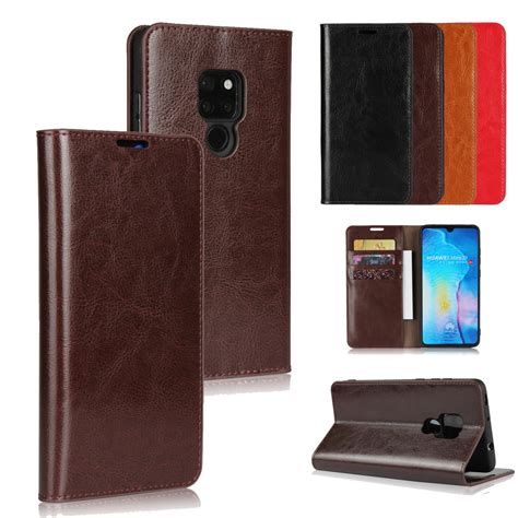 Luckbuy Luxury Ultra Thin Genuine Leather Book Style Phone Cases For