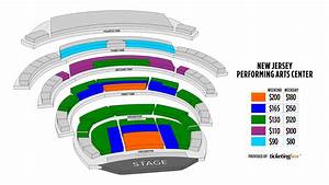 Newark New Jersey Performing Arts Center Seating Chart