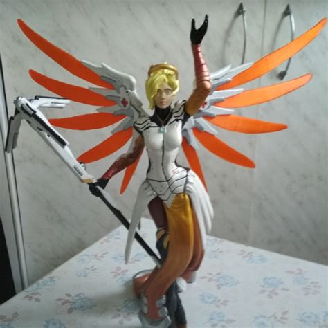 3d Print Of Overwatch Mercy Full Figure 30 Cm Tall By Rusich101