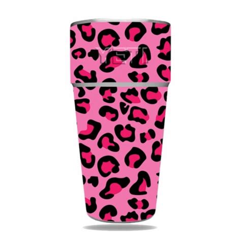 Mightyskins Yeram26si Pink Leopard Skin For Yeti Rambler 26 Oz Stackable Cup Pink Leopard 1