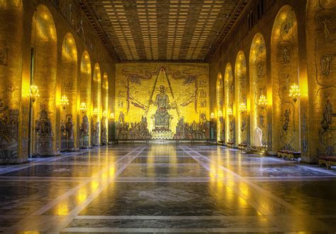 The Golden Hall Stockholm City Hall Sweden Photograph By Benjamin Berlin