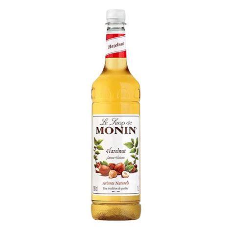 Monin Hazelnut Syrup Nut Free 6x1ltr Lynas Foodservice
