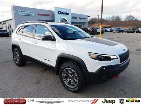 2020 Jeep Cherokee Trailhawk 4x4 In Bright White Photo 6 591800