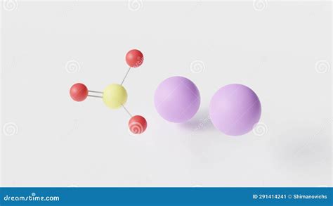 Molecule KCl Potassium Chloride Vector Illustration CartoonDealer Com