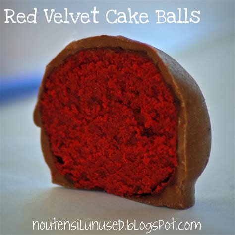 Red Velvet Cake Balls Recipe No Utensil Unused