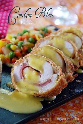 It's probably been too long. Chicken cordon Bleu with Hollandaise sauce | Chicken main ...