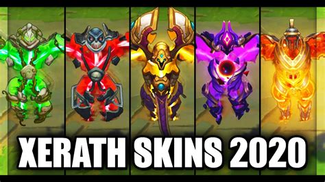 All Xerath Skins Spotlight 2020 League Of Legends Liên Minh 123
