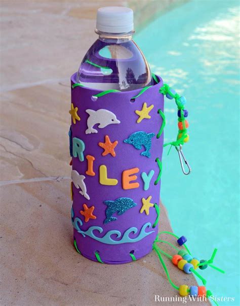 Kid Craft Make Your Own Water Bottle Holder Water Bottle Crafts