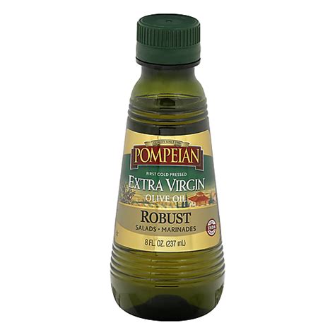 Pompeian Extra Virgin Imported Olive Oil Glass Bottle Olive Cannatas