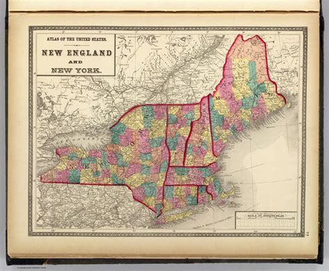 New England And New York David Rumsey Historical Map Collection