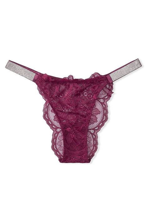 Buy Victorias Secret Lace Shine Strap Brazilian Panty From The