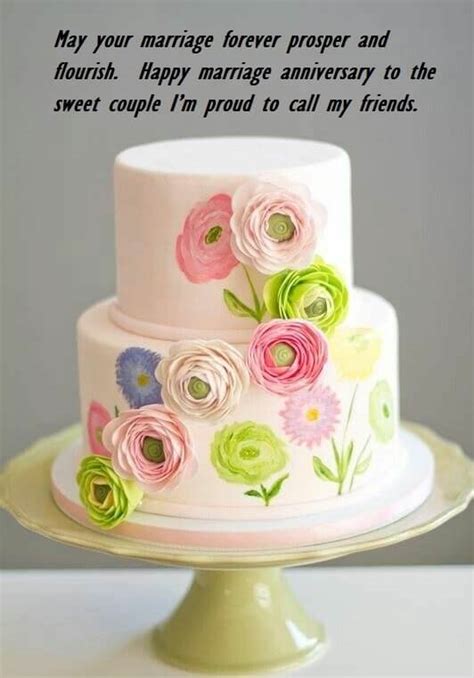 Happy Anniversary Beautiful Cake Wishes Messages Images Best Wishes