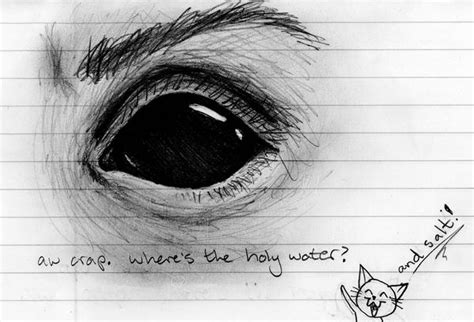 Demon Eye Sketch By Phobic42 On Deviantart